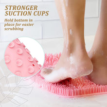 Silicone Foot Cleaner with Suction Cup – Non-Slip Shower Foot Scrubber