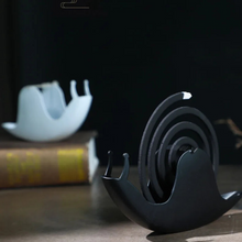 Cute Snail Shape Mosquito Coil Incense Holder Shelf Retro Unique